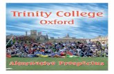 Trinity College€¦ ·  · 2016-09-28Myth-busting 16 ... Robinson Crusoe (Defoe), Moby-Dick (Melville), ... genius or a creative costume-maker. The Broadsheet Trinity College proudly