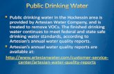 Public drinking water in the Hockessin area is provided by ... - DNREC...Public drinking water in the Hockessin area is provided by Artesian Water Company, and is treated to remove