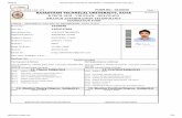 B.TECH. SEM - VIII EXAM - 2018 (MAIN) BRANCH ... ID: txogi.abhishek07@gmail.com You have Aadhaar Card : Aadhaar No. Contact Details Permanent Address Correspondance Address 247-B GANPATI