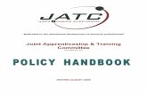 Joint Apprenticeship & Training Committee - Area 1 … ·  · 2012-06-26Joint Apprenticeship & Training Committee ... X. GRIEVANCE PROCEDURES ... Employee members may be selected