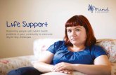 fe SuLi ptpro - Mind · fe SuLi ptpro Supporting people ... a social level, in communities and by bringing people together. Local Mind service user. ... Age UK, local Minds, social