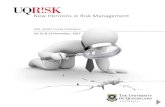 New Horizons in Risk Management - The Faculty of … ·  · 2017-08-23What is strategic/systemic risk management? Understanding its past, present and possible ... Sam Mannan Regents
