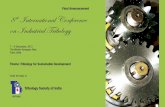 Final Announcement 8 th International Conference on ... th International Conference on Industrial Tribology 7 – 9 December, ... National Steering Committee for ICIT 2012 ... Category