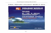 Final Report HW12 - Holiday World - Incheba Jamaica, Japan, Kenya, Malaysia, Maledives, Mali, Malta, Montenegro, Morocco, Namibia, Netherlands, New Zealand, Norway, Poland, Portugal,