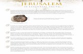 Jerusalem - StandWithUs Connect · Jerusalem is also of great importance for Christianity and Islam, containing holy sites held in deep reverence by ... Jerusalem's Old City from