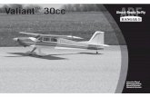 Valiant 30cc - Horizon Hobby · Valiant™ 30cc Instruction Manual Bedienungsanleitung Manuel d’utilisation Manuale di Istruzioni. 2 †SAFETY WARNINGS AND PRECAUTIONS Read and