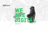 Prezentacja programu PowerPoint - Gorilla - interactions ... · we build complex interactive projects - from strategy through creation to implementation. we bring brands to life by