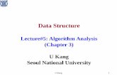 Data Structureukang/courses/17F-DS/L5-alg... ·  · 2017-09-14Data Structure. Lecture#5: Algorithm Analysis (Chapter 3) ... Assignment ... (c is a constant you can