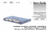 OMB-DAQ-2408 Series User's Guide - Omega … Series User's Guide 4 Analog input/output calibration 27 Digital input/output
