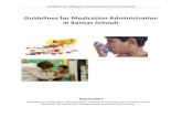 Guidelines for Medication Administration in Kansas … for Medication Administration in ... H. Six ^Rights _ of Medication Administration in ... Guidelines for Medication Administration