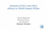 Analysis of SCU and MCU effects in SRAM-based FPGAsmicroelectronics.esa.int/fiws/WFIFT_P6_Analysis_SCU_MBU.pdfAnalysis of SCU and MCU effects in SRAM-based FPGAs Niccolò Battezzati