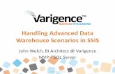 Handling Advanced Data Warehouse Scenarios in SSIS Advanced Data... · –SQL Server MVP Deep Dives –Smart Business Intelligence Solutions with Microsoft SQL Server 2008 •Working