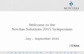 Welcome to the Novitas Solutions 2015 Symposium to the Novitas Solutions 2015 Symposium ... • Enforce disciplinary standards through well -publicized guidelines ... • Step 3: nce