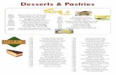 Desserts & Pastries - John Accardi&Sons, Inc.accardifoods.com/documents/17DessertsPastries.pdfSorbet in pan 5lt XGSBO XGSBL Blueberry w/Lavendar XGSL Lemon in the Malden facility.