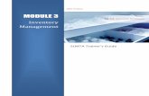 Inventory Management - SLMTA · Overview SLMTA Module 3 Overview i MODULE 3. INVENTORY MANAGEMENT Performance Outcome With satisfactory participation in the training and successful