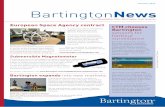 Summer 2010 BartingtonNews - Bartington Instruments ... 2010 European Space Agency contract Bartington Instruments’ sensors have been chosen for integration into a new magnetic linear