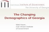 The Changing Demographics of Georgia - Matt Hauergta.georgia.gov/sites/gta.georgia.gov/files/related_files/site_page...Hispanic 418,462 96.1% 7.8% 8.97 years . ... CDF 9-7 Population