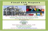 Final EIA Report of - environmentclearance.nic.inenvironmentclearance.nic.in/.../EIA/1711201589YO9AT2EIAreport.pdfSan Envirotech Pvt. Ltd., Ahmedabad EIA Report of Karan Intermediates