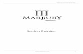 Marbury Services Overview - Amazon S3 · Payroll services • Payroll administration including split payroll Staff support • Directorships ... Marbury Services Overview Disclaimer