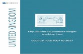 UNITED KINGDOM Kingdom _Key policies...increased by five years between 2006 and 2008. In 2015 this age was aligned to match the State Pension age, with the exception of the pension