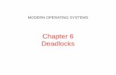 Chapter 6 Deadlocks - os.camden.rutgers.eduos.camden.rutgers.edu/documents/slides/MOS-3e-06.pdf · MODERN OPERATING SYSTEMS Chapter 6 Deadlocks . ... deadlock since no process can