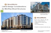 Lateral Design Considerations for Mid-Rise Wood … · Lateral Design Considerations for Mid-Rise Wood Structures ... Diaphragm-Design-WSF-151209.pdf • Design Example: ”Design