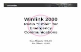 Winlink 2000 Radio Email.ppt - Amazon Web Servicesemcommeast2009.s3.amazonaws.com/WL2K_Presentation.pdfWinlink 2000 Radio “Email” for Emeege cyrgency Communications Ross Mazzola