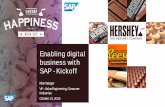 Enabling digital business with SAP - Kickoff · Enabling digital business with SAP - Kickoff Rick Wenger VP ... UNWRAP HAPPINESS WITH SAP 2 Agenda ... detail analysis was not possible