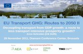 Decoupling transport from GDP growth: a route to less ...€¦ · Decoupling transport from GDP growth: a route to less transport intensive prosperity growth? Arno Schroten (CE Delft)