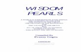WISDOM PEARLS - Amazon Web Services · This Book Contains Inspirational, ... Looks Can Be Deceiving 60 Nails In The Fence 62 ... “Wisdom Pearls” 10. UA Fascinating Story