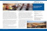 FIELD REPORT - iscopipe (HDPE) for chilled water lines and 12-inch PlatinumStripe® 1800 PE-RT Pipe manufactured by Performance Pipe for the heating hot water lines. “ISCO has been