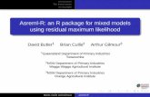 Asreml-R: an R package for mixed models using residual ...user2007.org/program/presentations/butler.pdf · Introduction The linear model An example Asreml-R: an R package for mixed