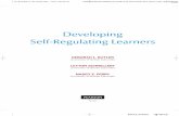 Developing Self-Regulating Learners - Pearson · Developing Self-Regulating Learners Toronto Deborah L. butLer University of British Columbia Leyton SchneLLert University of British