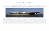 BLUE MAMBA — OCEANLINE - RS Yachts · BLUE MAMBA — OCEANLINE ... The chairs around the table are also height adjustable to transform them from ... 2 embarkation ladders. Broker