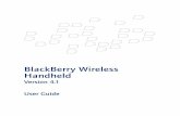 BlackBerry Wireless Handheld - Sprint Wireless Handheld Version 4.1 ... 9 Backing up and restoring device data ... 71 22 Date and time ...