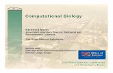 Computational Biology - Los Alamos National Laboratory · algorithms in computational biology ... •Structure prediction ... Observe heterogeneous lipid segregation (patching) -