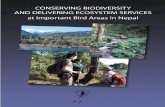 CONSERVING BIODIVERSITY AND DELIVERING … BIODIVERSITY AND DELIVERING ECOSYSTEM SERVICES ... Surya Bahadur Karki and ... from the Conservation and Sustainable Use of Wetlands in Nepal