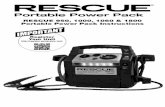 Rescue 1060 manual - Quick Cable Corporation Manuals/950_1000_1060_1800… · Read owner’s manual before use. 3. ... • If your Rescue Portable Power Pack requires service, ...
