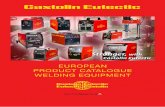 EUROPEAN PRODUCT CATALOGUE WELDING EQUIPMENT … Files/Welding_Equipment... · EUROPEAN PRODUCT CATALOGUE WELDING EQUIPMENT ... Manual Metal Arc welding 4 ... XuperMax 2500 is suitable