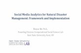 Social Media Analytics for Natural Disaster Management: Framework and Implementation ·  · 2017-02-24Social Media Analytics for Natural Disaster Management: Framework and Implementation