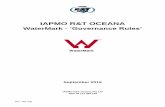 WaterMark - ‘Governance Rules’ - iapmooceana.org WMK Governance Rules.pdfDoc. POL-100 IAPMO R&T OCEANA WaterMark - ‘Governance Rules ... maintain a Certification System 5 as