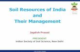 Soil Resources of India and Their Management Resources of India and Their Management ... Soil resource inventory ... o Quantification of biotite clay minerals and its role in the management