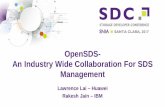 OpenSDS- An Industry Wide Collaboration For SDS Management · An Industry Wide Collaboration For SDS Management Lawrence Lai ... GCE. AWS. Azure. HEC. Logging. Backup. DR. ... Implicitly
