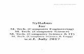 Syllabus for - Home - Dr. Babasaheb Ambedkar … ·  · 2017-09-28Dr. B. A. Tech. University-Lonere Syllabus for M. Tech. (Computer Engineering) ... Strassen’s multiplication algorithm,