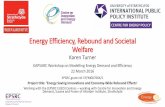 Energy Efficiency, Rebound and Societal Welfare · Energy Efficiency, Rebound and Societal Welfare ... KAPSARC Workshop on Modelling Energy Demand and Efficiency ... Private Transport