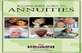 A CONSUMER GUIDE TO ANNUITIES - … business of insurance in Maryland . If you have a question about insurance or ... Most annuities will charge you a substantial penalty for a withdrawal