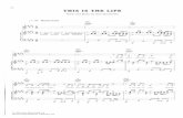 sheets-piano.rusheets-piano.ru/.../uploads/2016/12/Amy-Macdonald-This-Is-The-Life.… · = IOO Rhythmically 00 l. xo THIs IS THE LIFE Words and Music by Amy MacDonald xo wind down