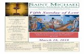 Fifth Sunday of Lentimages.acswebnetworks.com/1/2418/March182018Bulletin.pdfSUSAN S TARR, D IRECTOR OF Y OUTH M INISTRY.….……….. …… X228 LEXY E DELEN, D IRECTOR OF M USIC