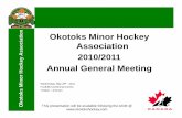 Okotoks Minor Hockey Okotoks Minor Hockey …fscs.rampinteractive.com/okotoksmha/files/association/Minutes/2011...Okotoks Minor Hockey Association This presentation will be available