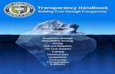 Transparency Handbook - The Official Home of the Defense ...€¦ · Transparency Handbook lays out milestones and tools to improve the timeliness and quality ... Build their capabilities